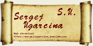 Sergej Ugarčina vizit kartica